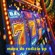 mapa do rodizio sp